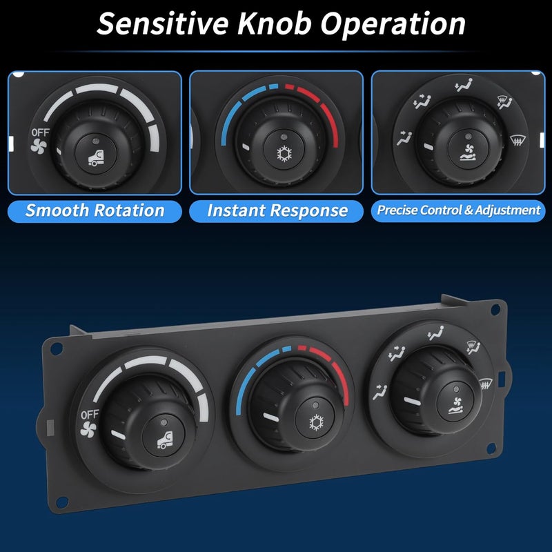 SWITCHRISE A/C Heater Climate Control Module for Kenworth T600 2006 2007 2008 2009 2010 HVAC Control Switch Panel No.F21-1013-11-000/01311000/F21101211000 - Image 5
